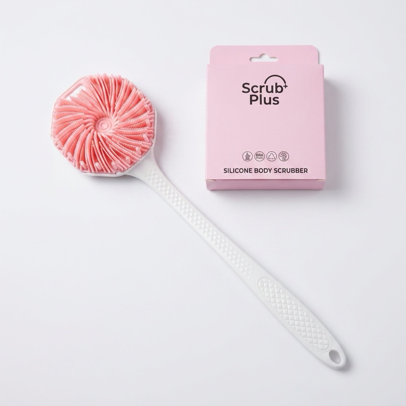 Scrub+ إسفنجة الاستحمام الطبية
