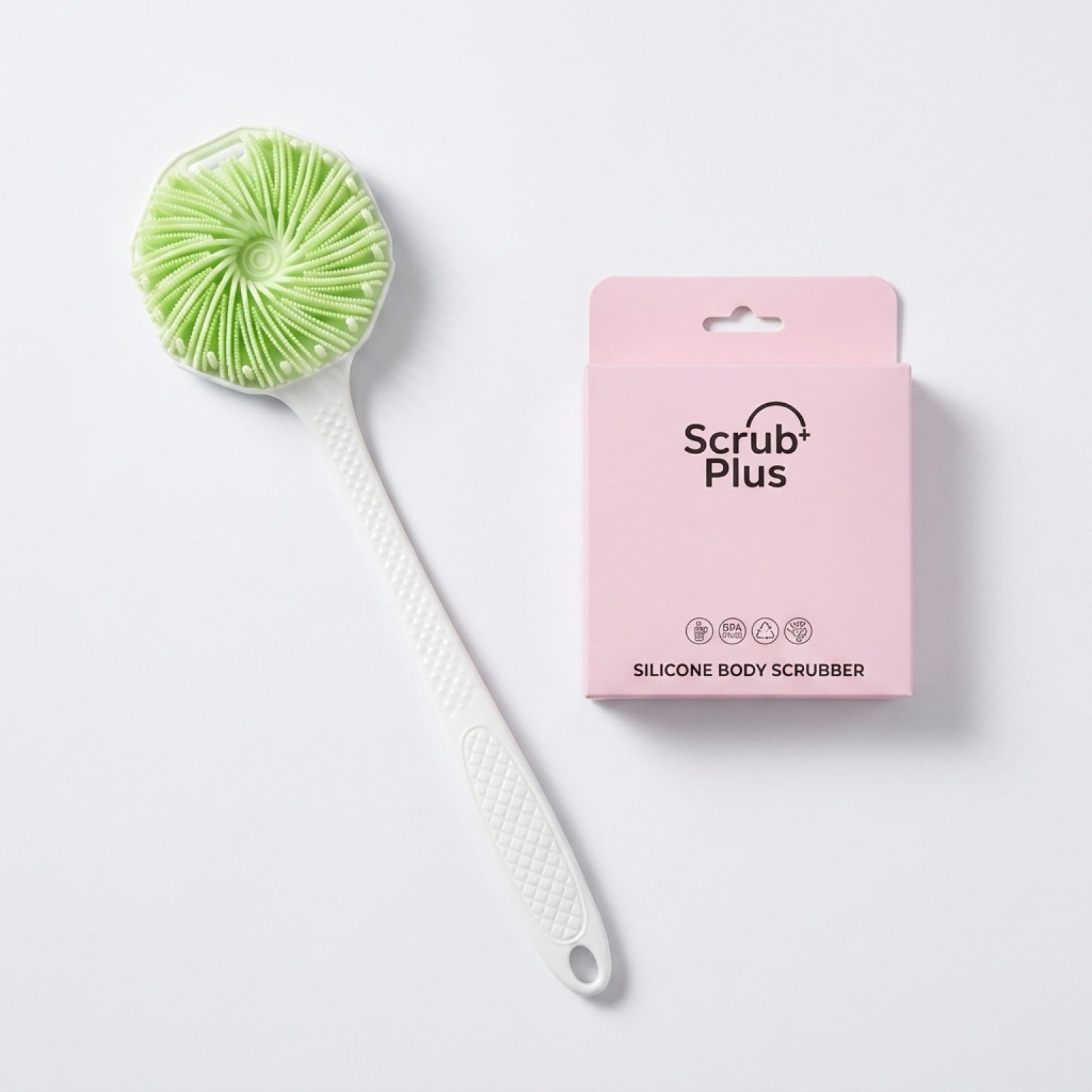 Scrub+ إسفنجة الاستحمام الطبية